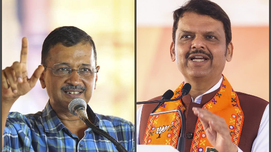 Devendra Fadnavis vs Kejriwal