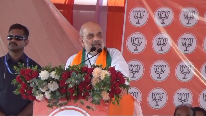 Home Minister Amit Shah's campaign in Nayagarh