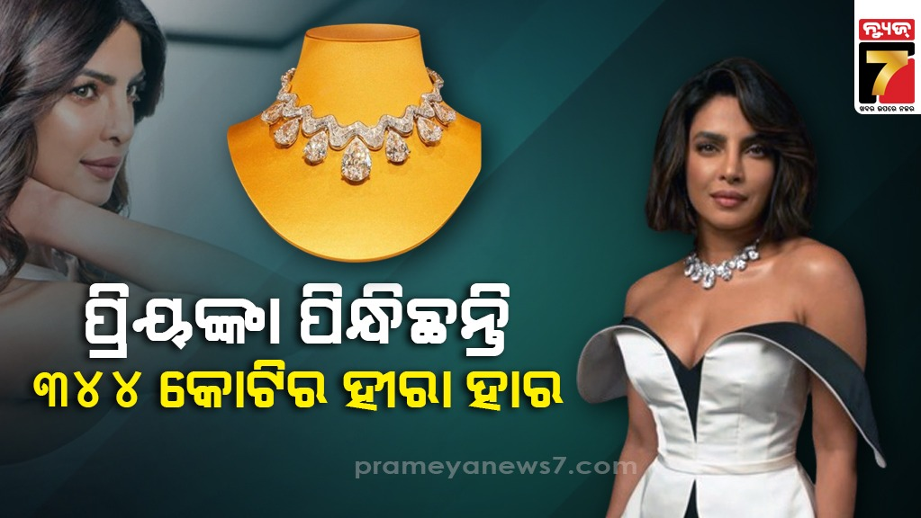Priyanka Chopra stuns in a 43 million dollar neckpiece at Bulgari’s 140th year anniversary